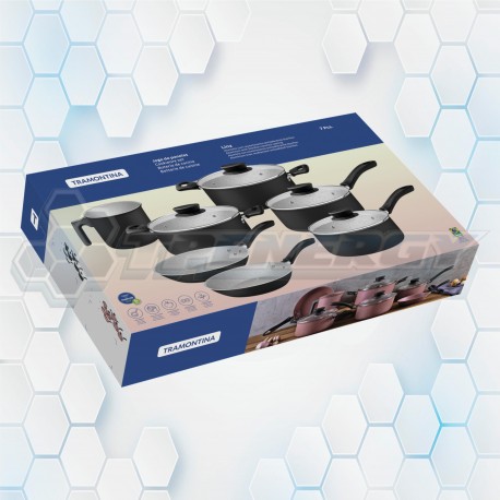 Kit Batería De Cocina Linz Tramontina 7 Piezas 28299/006