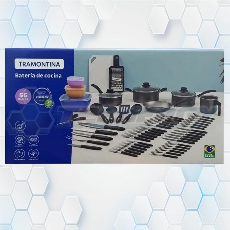 Kit Batería De Cocina 56 Piezas Tramontina 27899/274