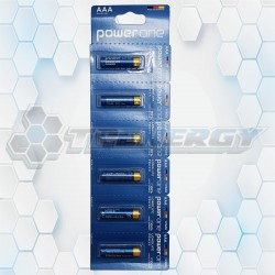 Pilas Alcalinas AAA Blíster x6 Power One LR03 BP6