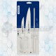 Juego De Cuchillos Con Chaira 3 Piezas Premium Tramontina 24499/812