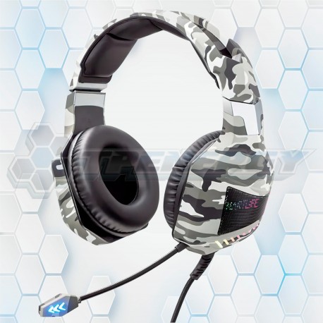 Auriculares Gamer Camuflado SmartLife Con Micrófono HSWG902GRAY