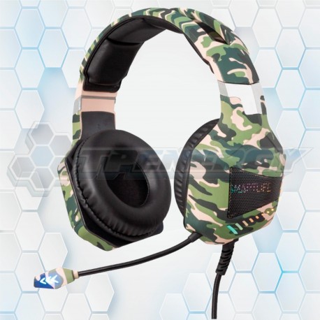 Auriculares Gamer Camuflado SmartLife Con Micrófono HSWG902GREEN