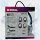 Auricular Bluetooth Vincha Azul Soul S600