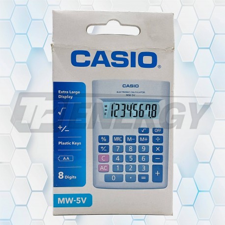 Calculadora Electrónica Casio 8 Dígitos MW-5V