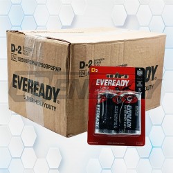 Pila D 1.5V Carbón Eveready 1250BP2PAP Bulto por 24 Blister