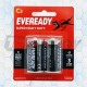 Pila C 1.5V Carbón Eveready 1235BP2 Bulto 12 Blister