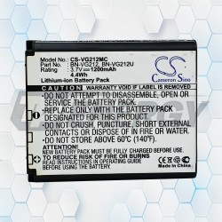 Batería Recargable De Alta Capacidad Cameron Sino CS-VG212MC