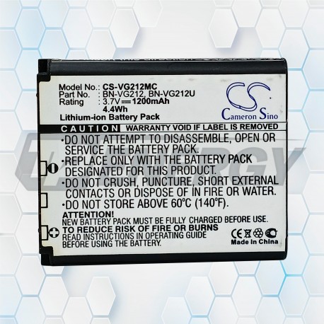 Batería Recargable De Alta Capacidad Cameron Sino CS-VG212MC