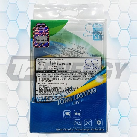 Batería Recargable De Alta Capacidad Cameron Sino CS-LKE980SL