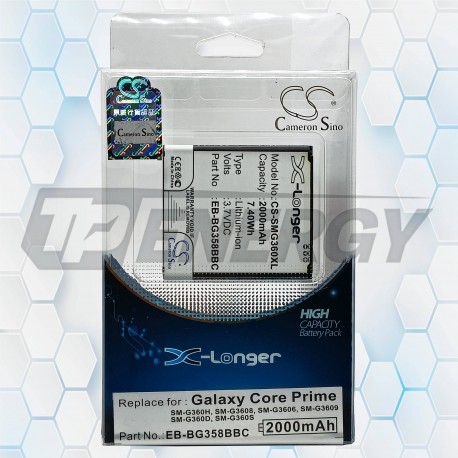 Batería Recargable De Alta Capacidad Cameron Sino CS-SMG360XL