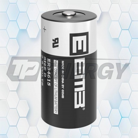 Pila D ER34615 De Litio 3.6V 19000mAh 68.4Wh EFHN18 EEMB