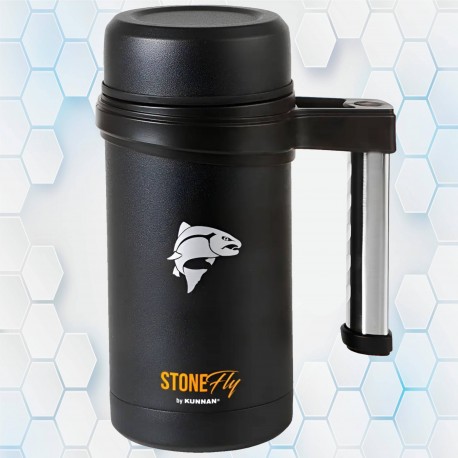 Vaso Térmico Acero Inoxidable 500ml Con Manija Stone Fly Kunnan