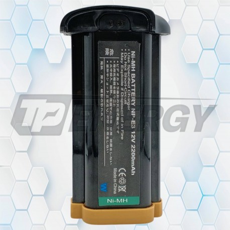Batería recargable Para Cámara Ni‑MH NP‑E3 12 V 2200 mAh