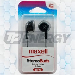 Auriculares Estero De Botón Maxell EB-95 3.5mm Plug