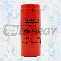 Pila Recargable Saft 4/5 A Ni-Cd 1.2 V. 1.2Ah VSE
