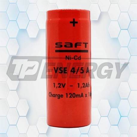 Pila Recargable Saft 4/5 A Ni-Cd 1.2 V. 1.2Ah VSE