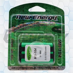 Batería Recargable MB-104 New Energy Para Teléfono Inalámbrico
