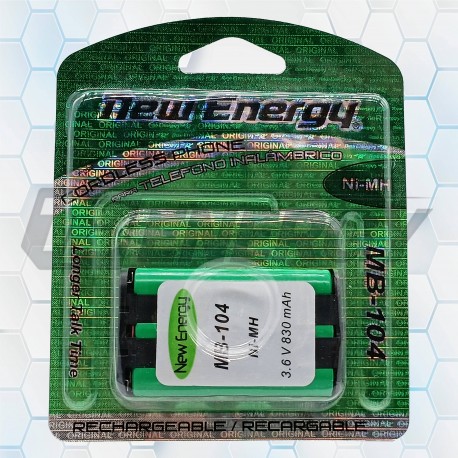 Batería Recargable MB-104 New Energy Para Teléfono Inalámbrico