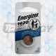 Pila Botón CR1620 3V. De Litio Energizer Blíster x1