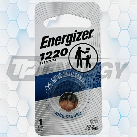Pila Botón CR1220 De Litio 3V. Energizer Blister x1