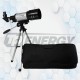 Telescopio Refractor Hokenn HPR70300AL Compacto Y Portatil