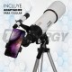 Telescopio Óptico Hokenn H50800 Refractor D80 / DF500